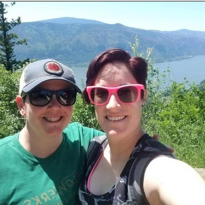Hiking at Cape Horn trail near the Columbia gorge