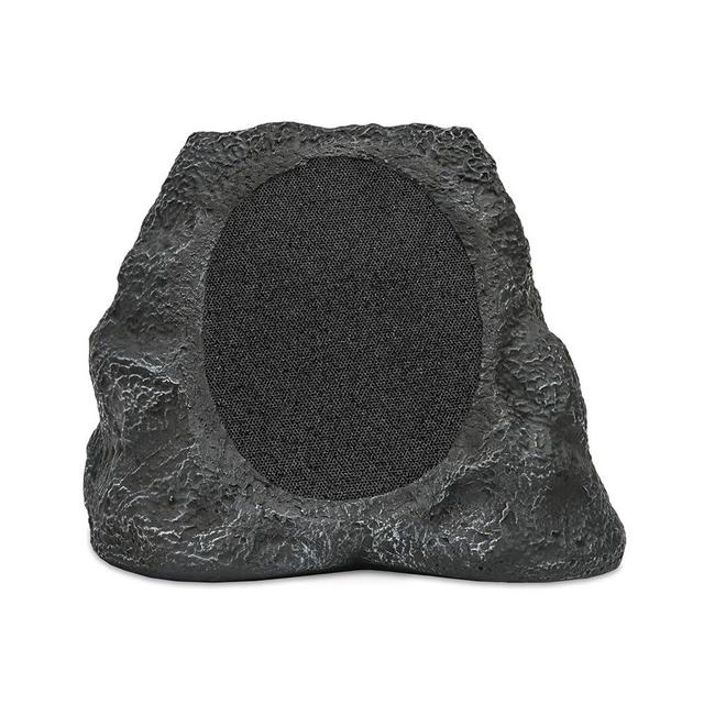Victrola Rock Speaker Connect, Granite, Wireless Outdoor Speaker with Bluetooth 5.3, 22-Hour Battery Life, with Solar Charging, Link Up to 20 Rock Speakers, IP65 Water & Dust Resistant Speaker