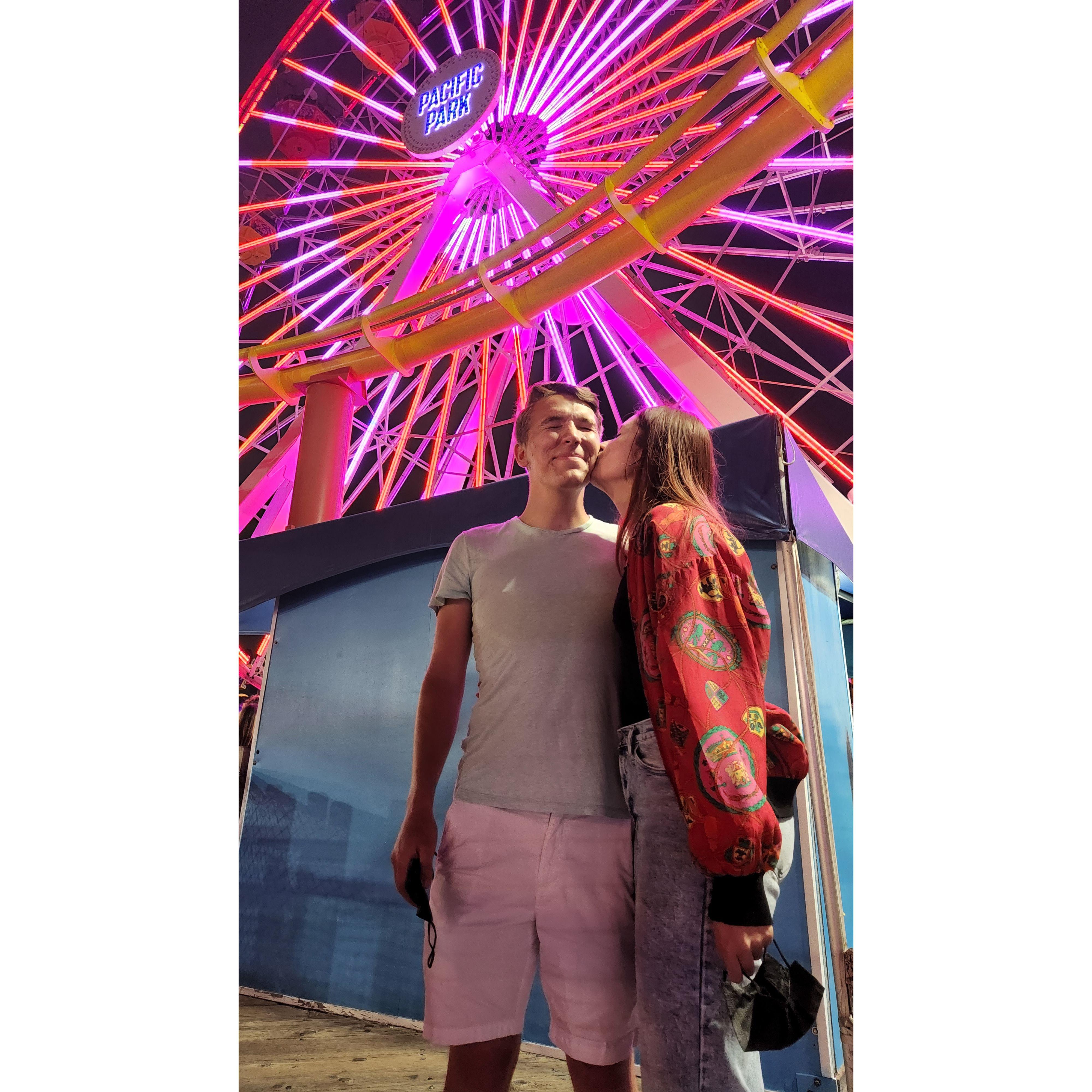 The week we started our adventure in Los Angeles.