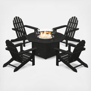 Classic Adirondack 5-Piece Outdoor Conversation Set