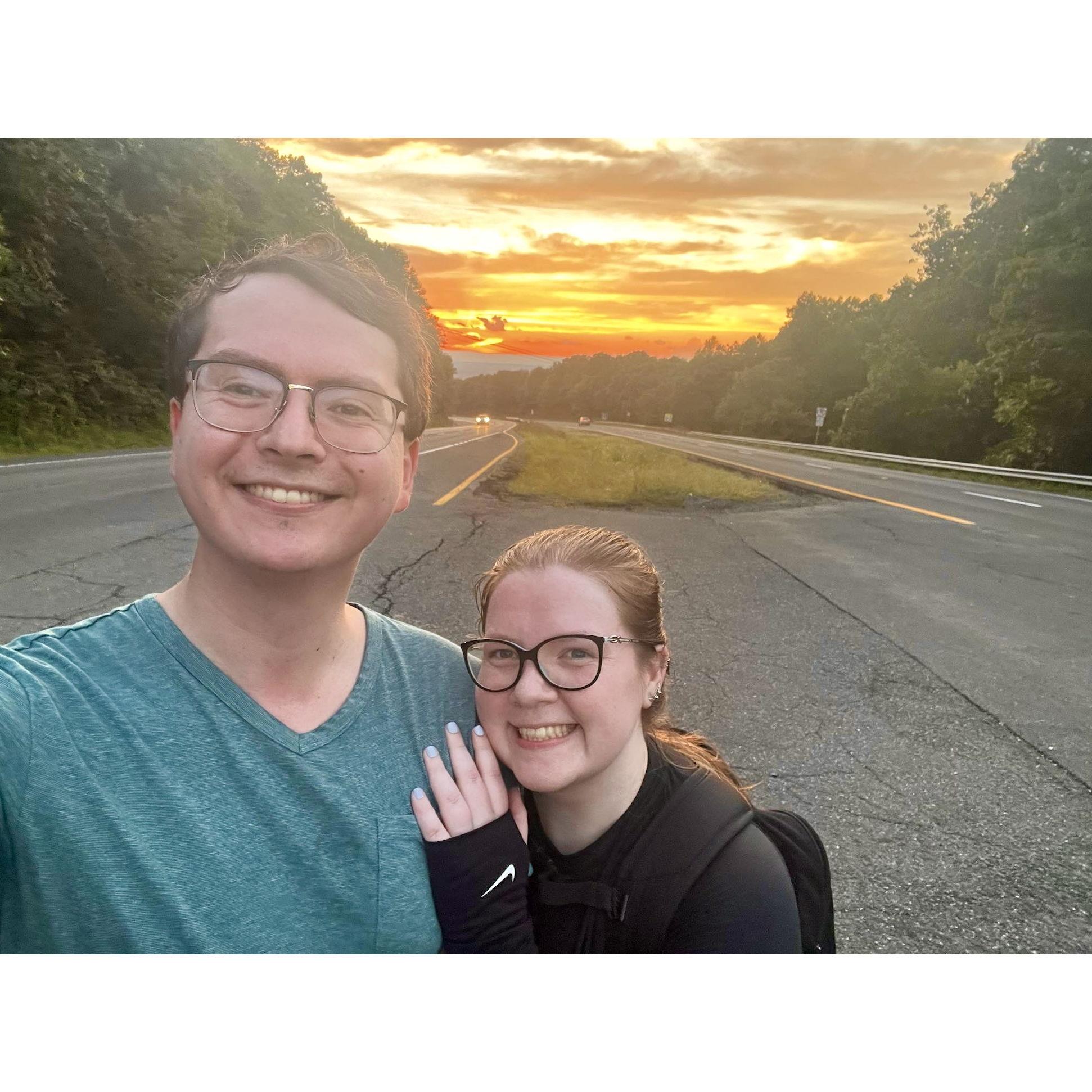 Our first official hard hike at Raven Rocks! Six hours!