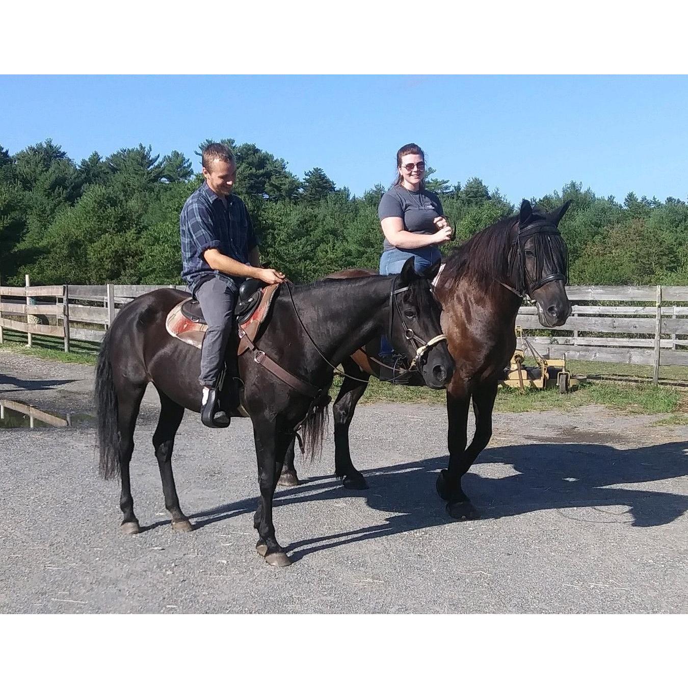 We love riding together!