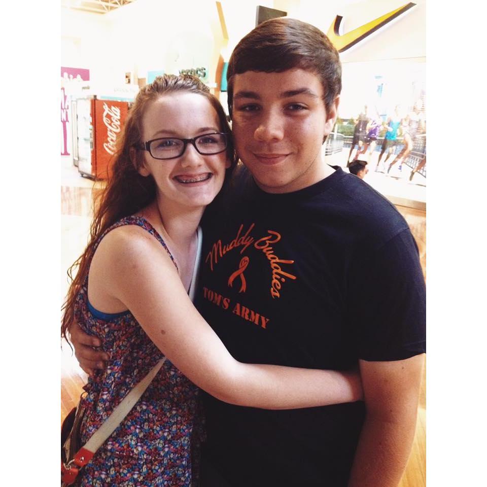 Our first "date" with friends at the mall.