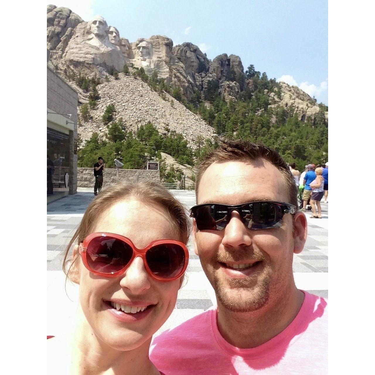 2014:  Mt. Rushmore, Black Hills, SD.