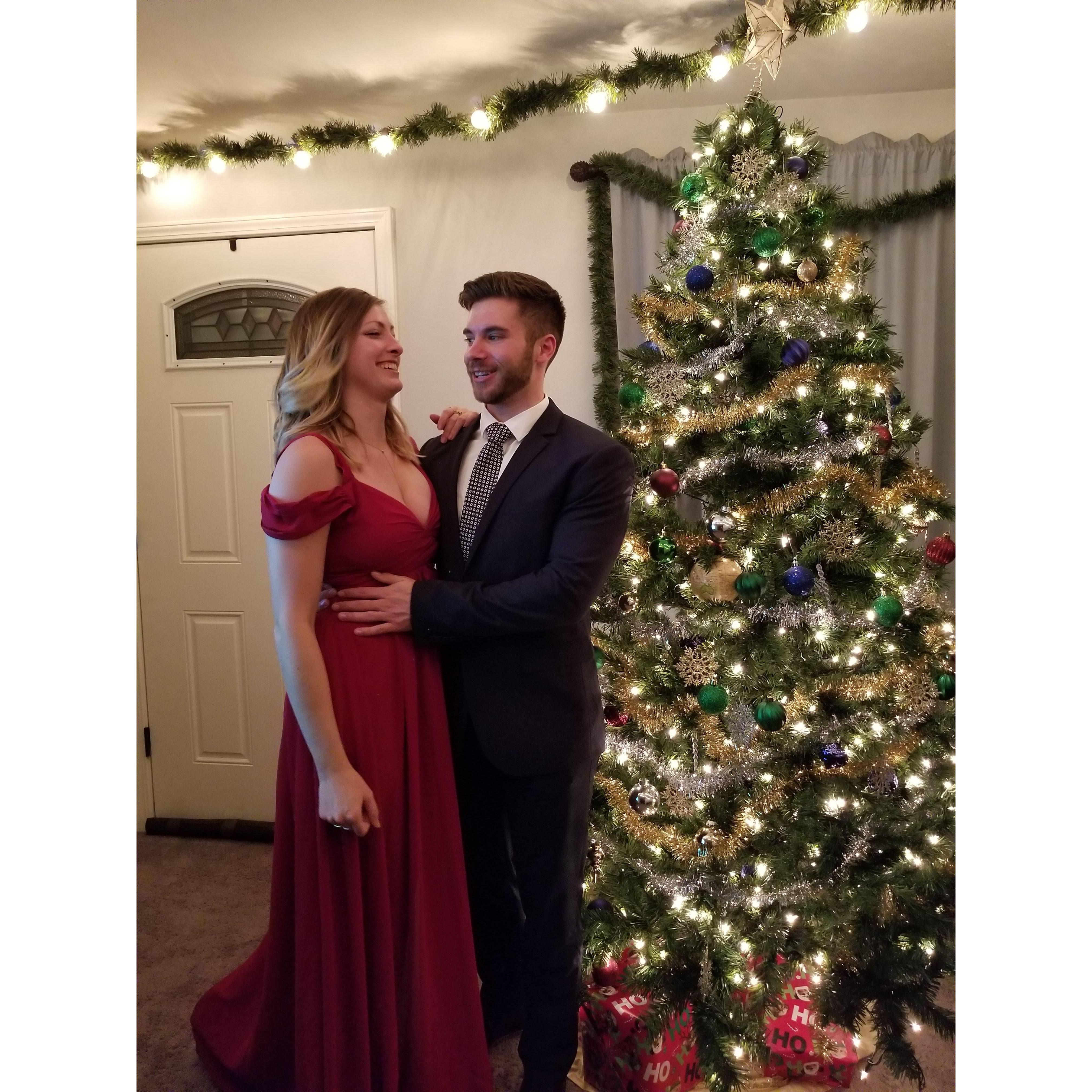 William's company holiday party.