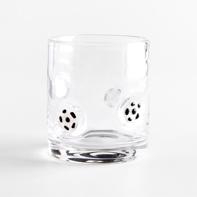 Soccer Ball Icon 15-Oz. Double Old-Fashioned Glass