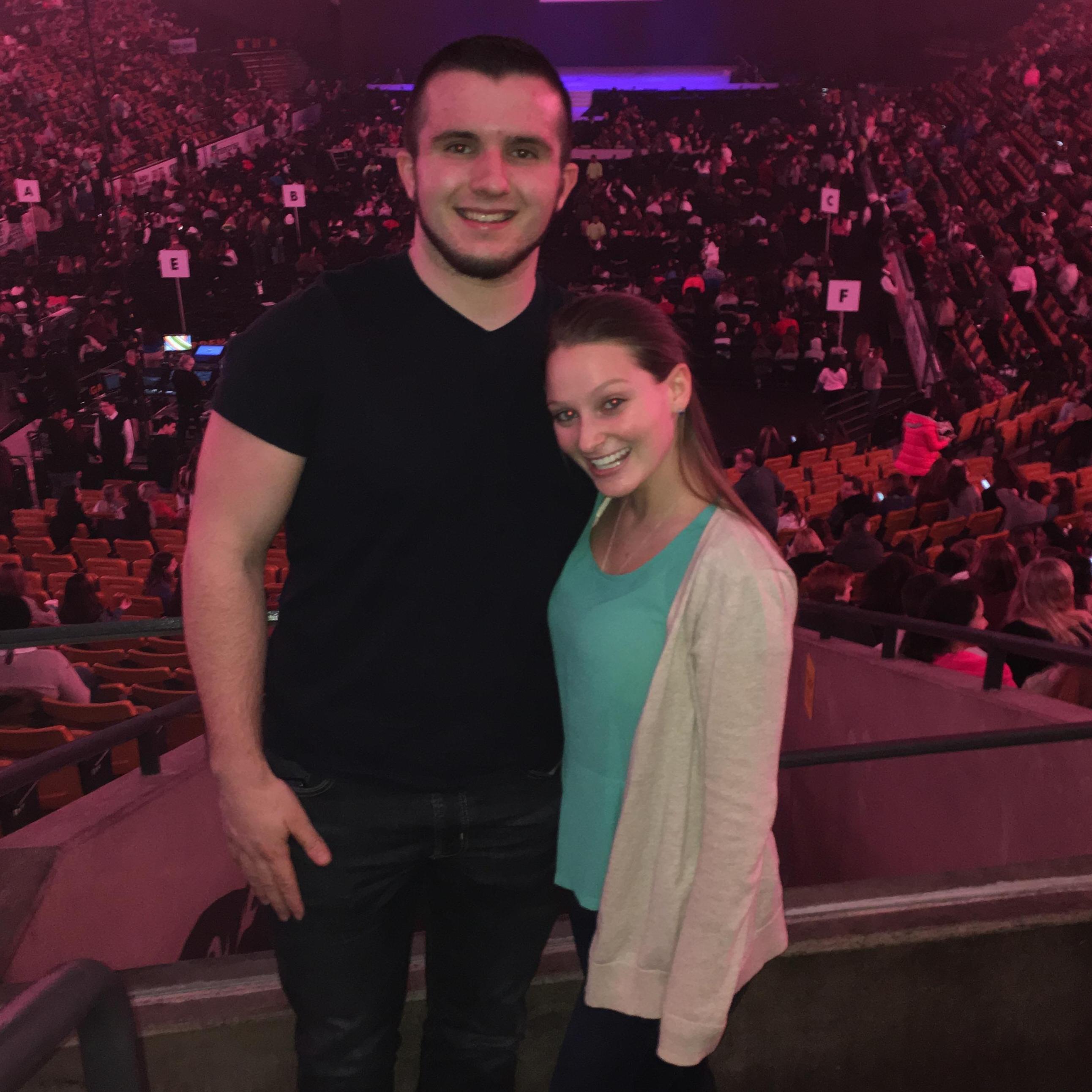 Our first concert and yes we saw Ariana Grande lol!