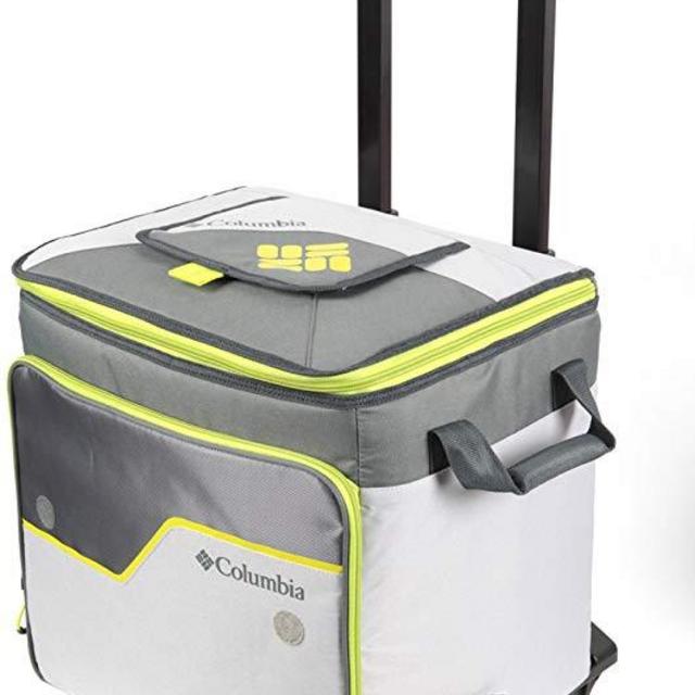 Columbia Crater Peak 50 Can Rolling Thermal Pack with All Terrain Cart, 80 lb. Capacity