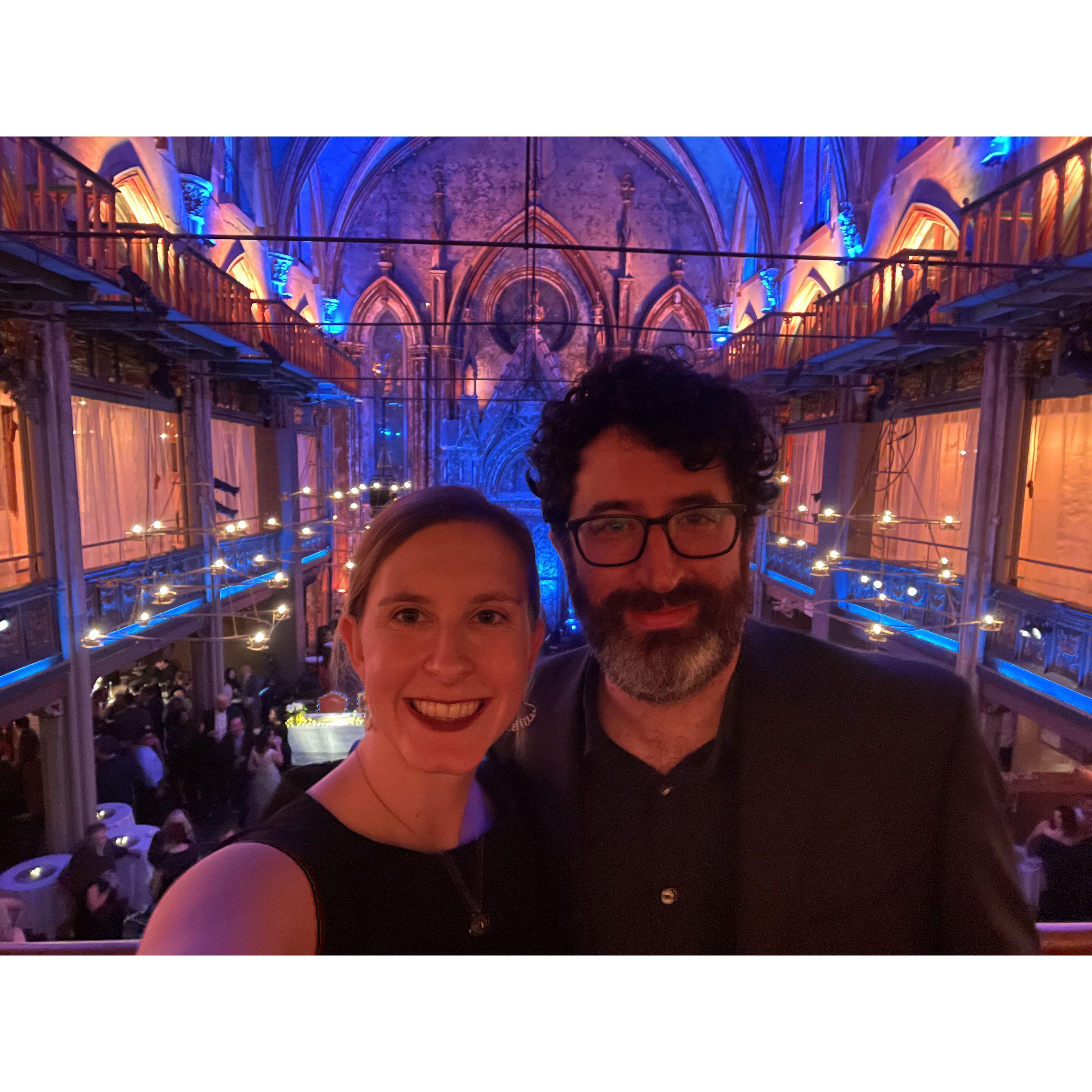 At a friend’s wedding, November 2022.