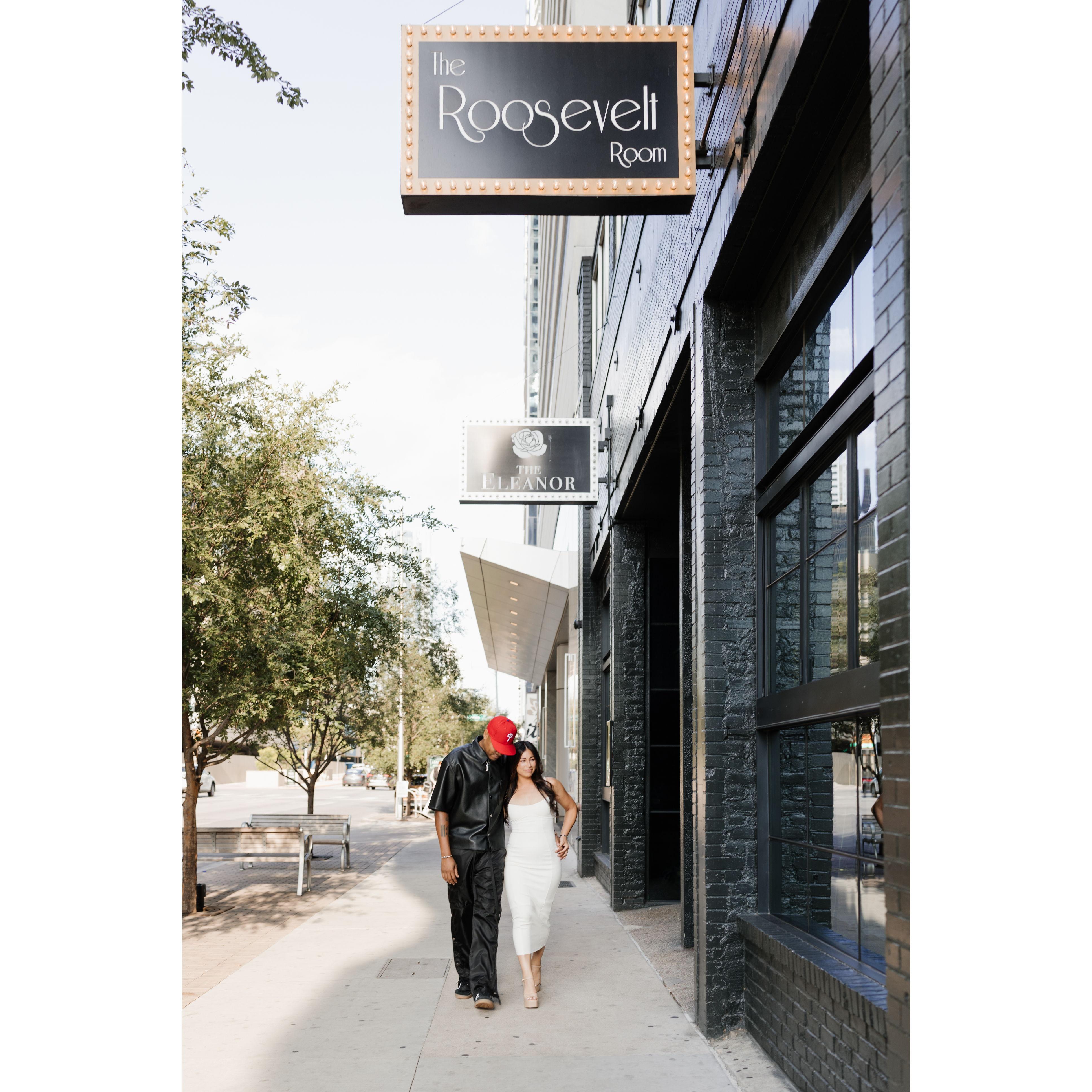 The night our lives changed | Roosevelt Room was our first date