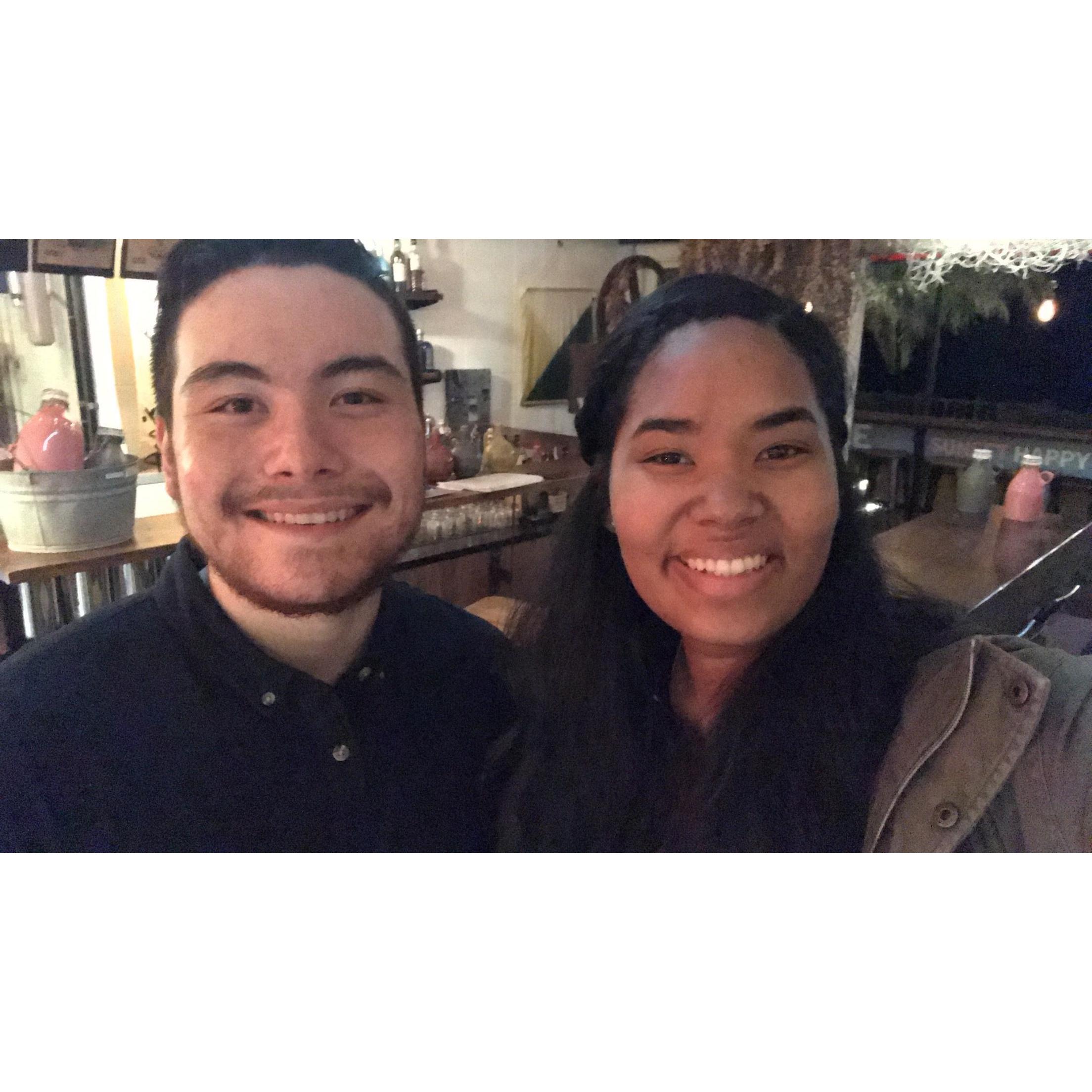 Our first "official" date. 11.14.2017