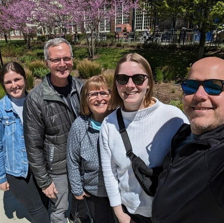 Hannah, Dad, Mom, Paige & Mark