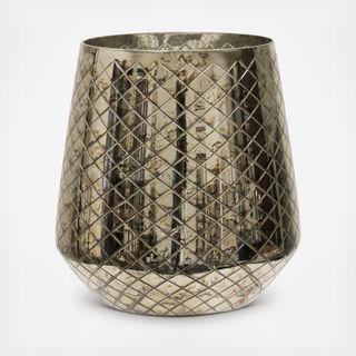 Tri-Cut Glass Hurricane