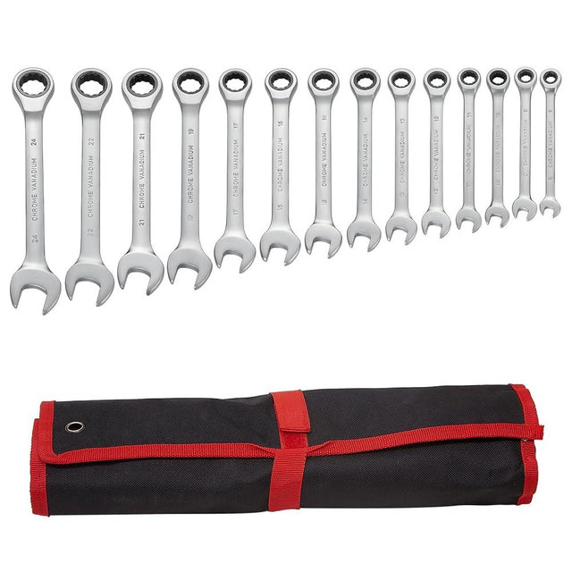 Hantinstom 14pcs Wrench Set – Versatile Ratchet Wrenches for Efficient Automotive Repairs - Professional Grade Combination Wrench Set