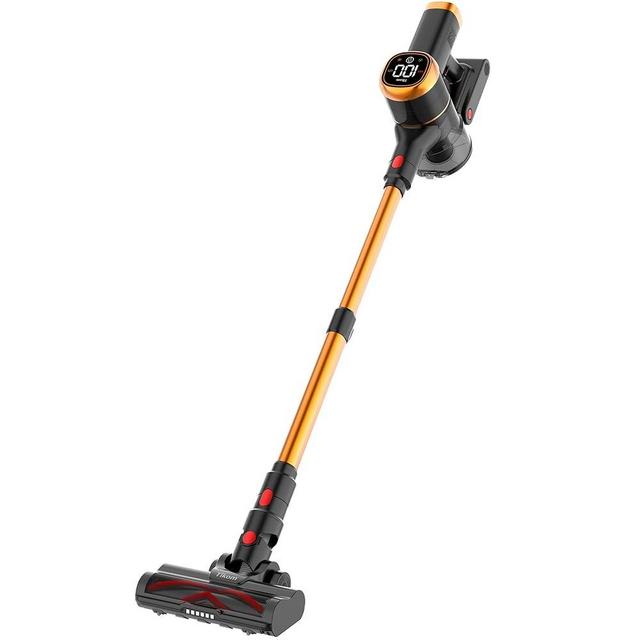 Tikom V500 Cordless Vacuum Cleaner for Home, 40000Pa/450W Stick Vacuum with LED Touch Screen, Charging Wall Dock, Anti-Tangle, Lightweight Handheld Vacuum for Pet Hair, Hard Floor, Carpet