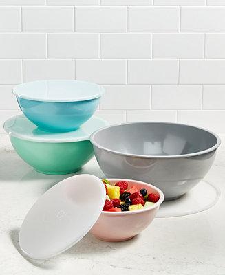 8-Pc. Pastel Melamine Bowl Set, Created for Macy's