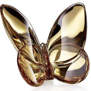 Gold Baccarat 2.5" Lucky Crystal Butterfly | Bloomingdale's Home