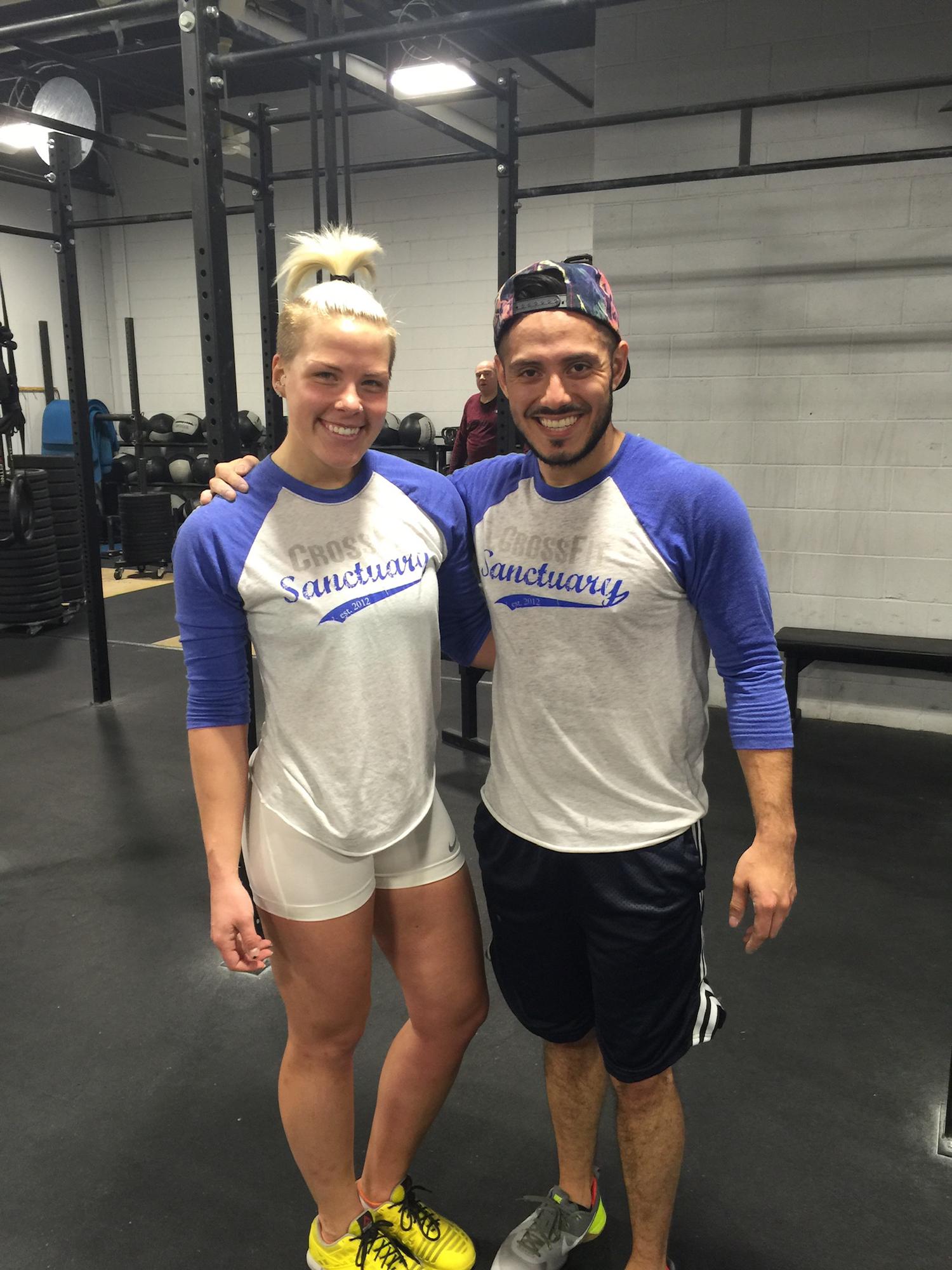 Where it all started, CrossFit Sanctuary! It was our love of fitness that brought us together.
