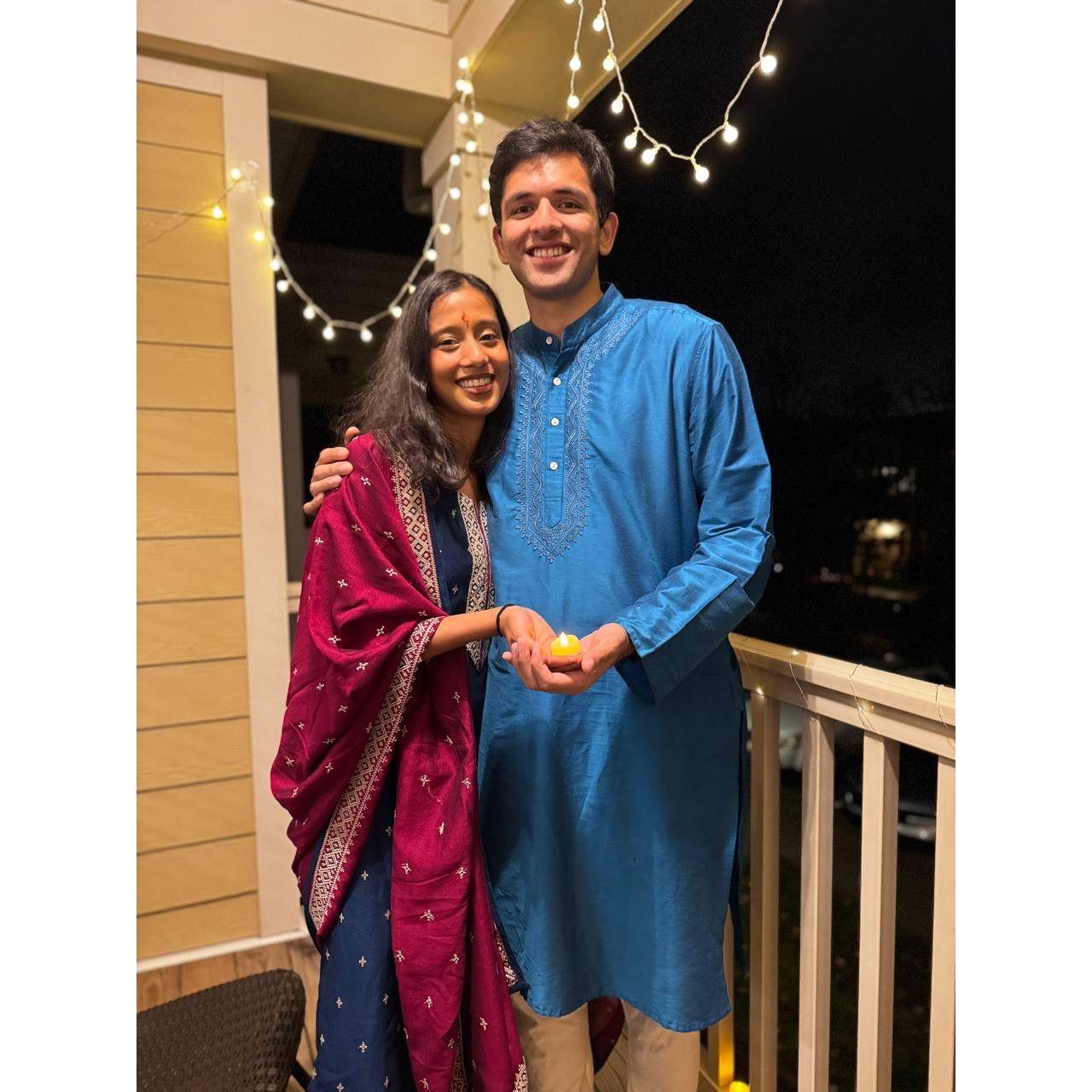 First Deepavali we spent together in Louisville