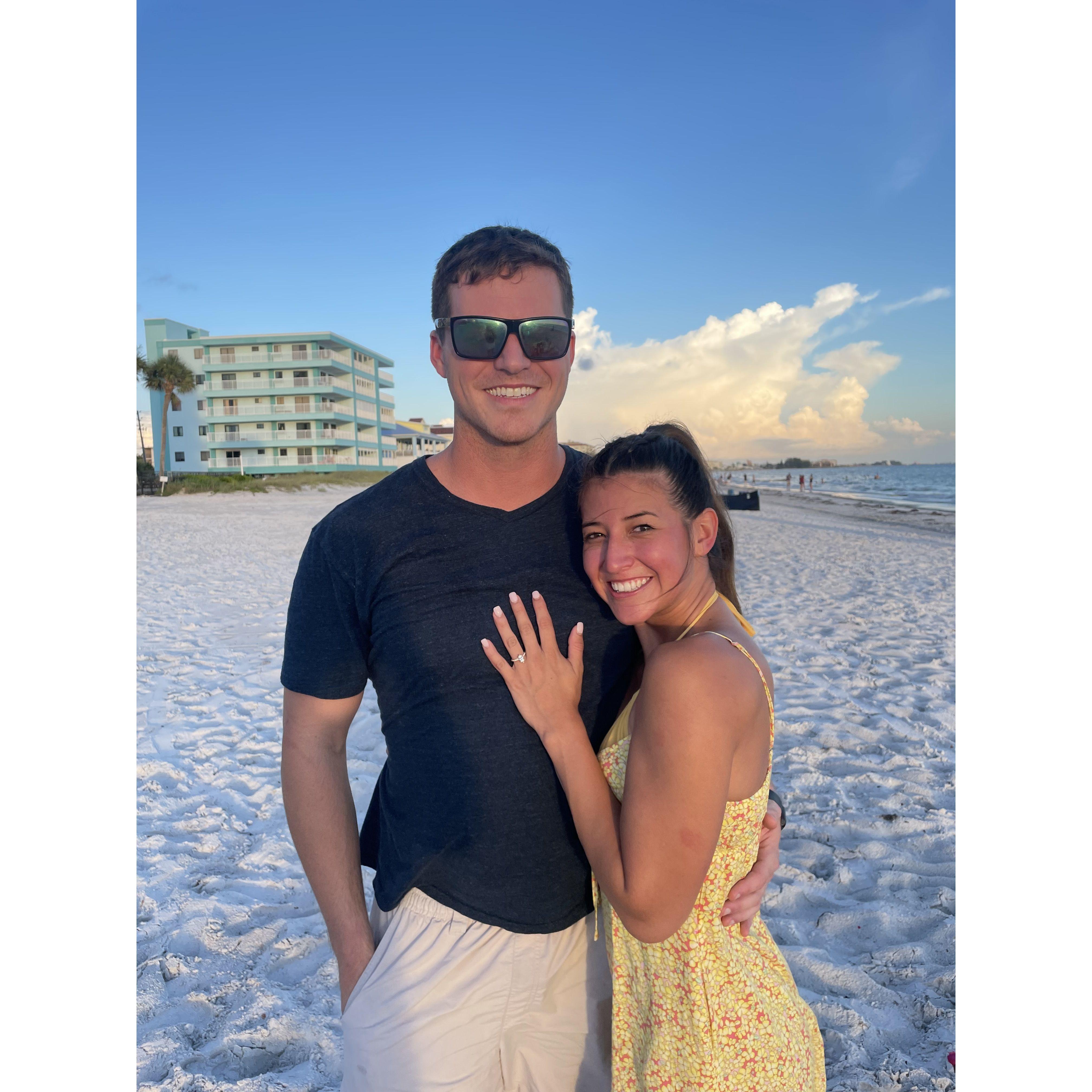 The day he put a ring on it!