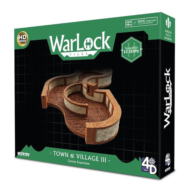 WizKids Warlock Tiles: Expansion – Town & Village III Curves