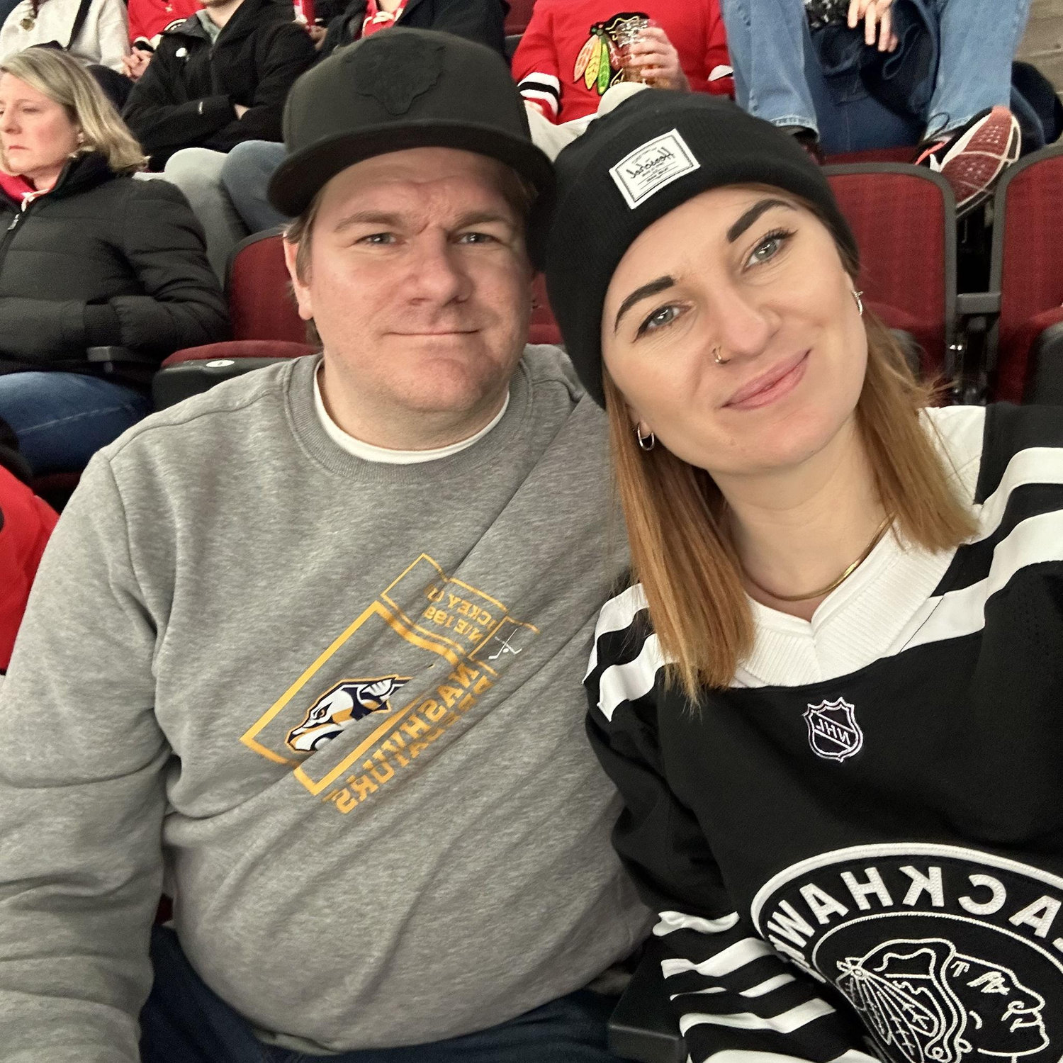 Preds vs Blackhawks game