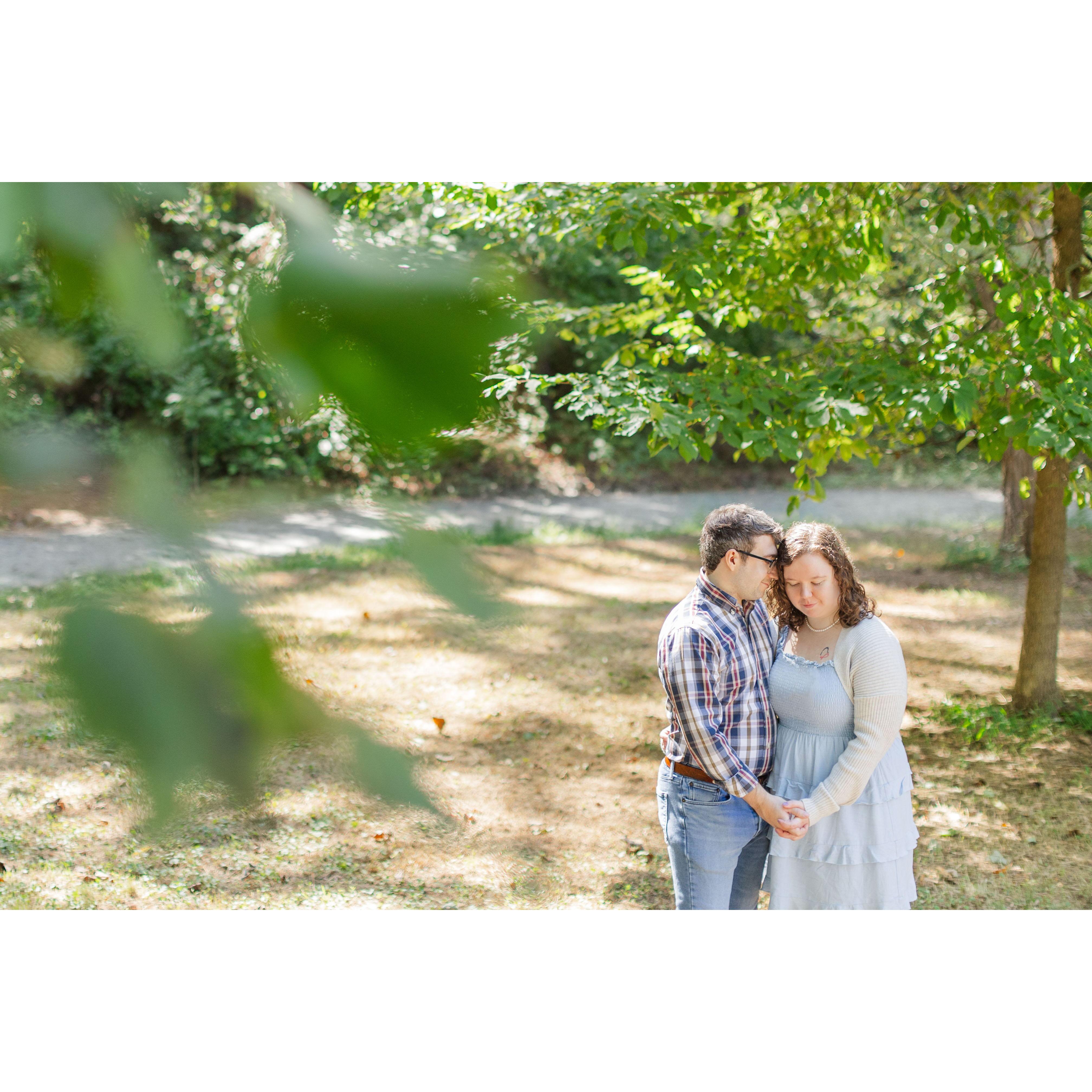 Engagement pictures at Carter Overlook in Charlottesville, VA!