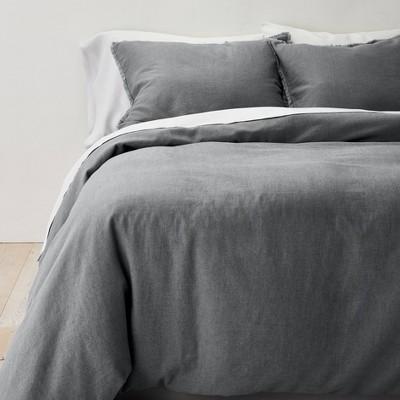 Heavyweight Linen Blend Duvet & Pillow Sham Set - Casaluna™