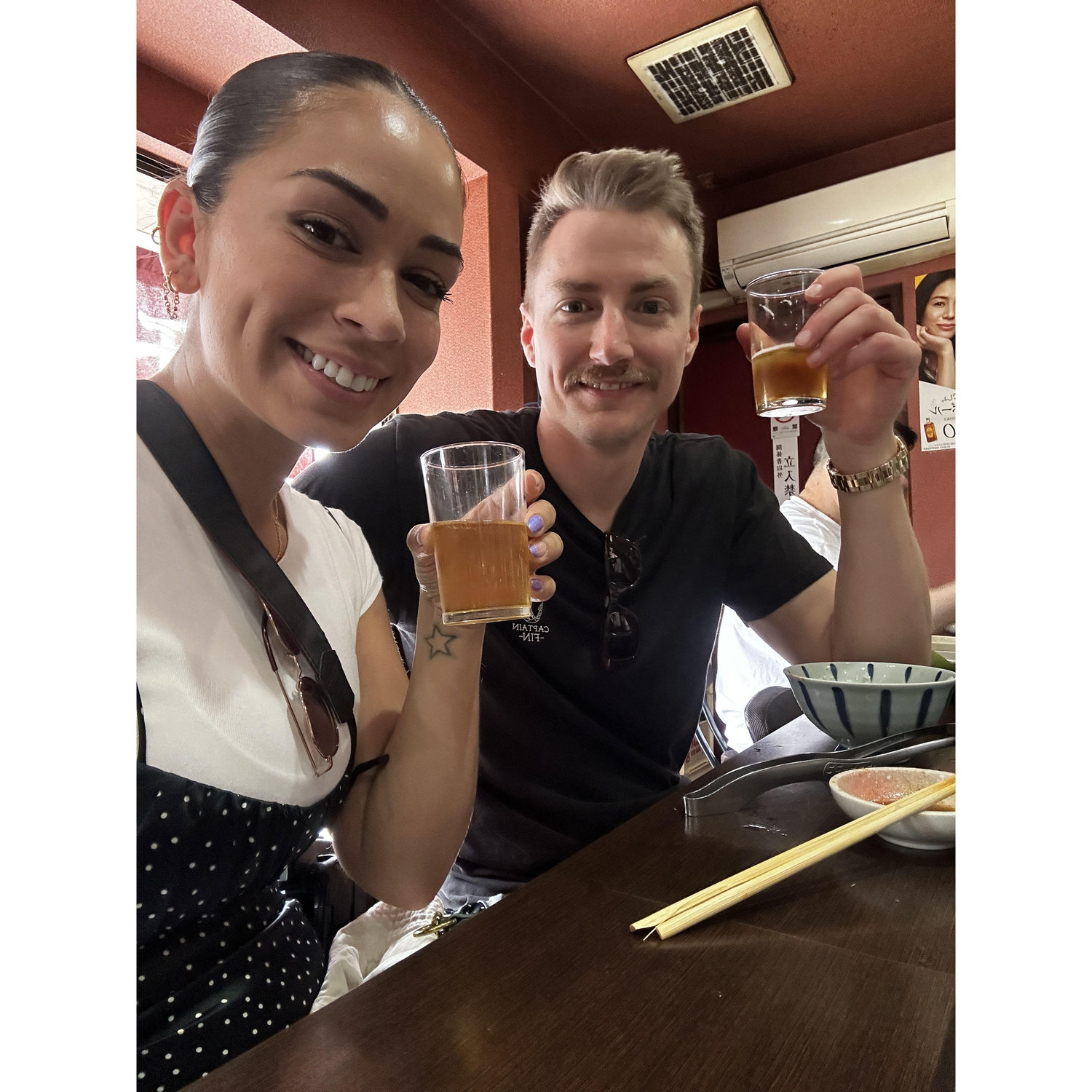 We randomly found this place in Osaka and ordered items in the menu but we didn't understand anything!