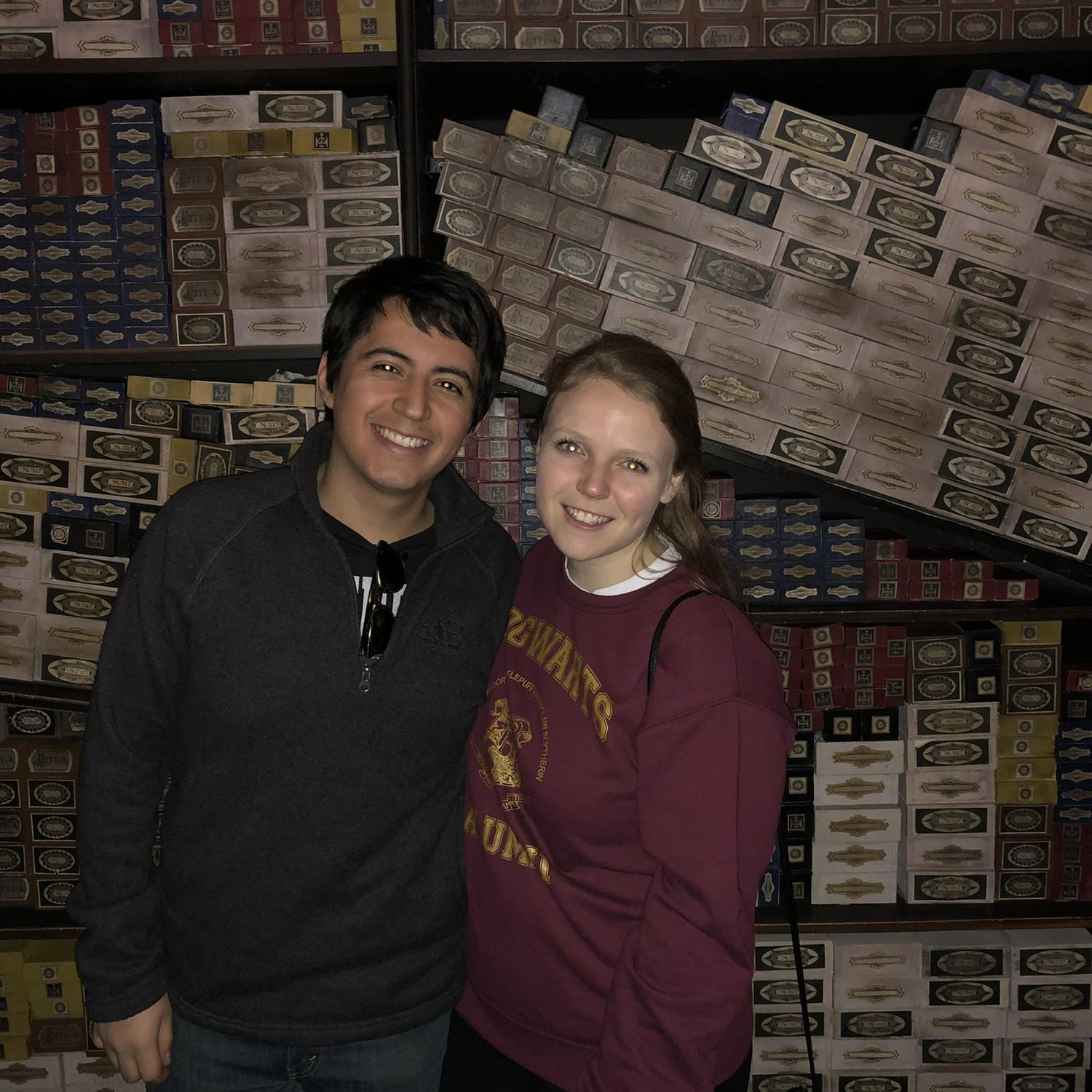 Picking out our wands