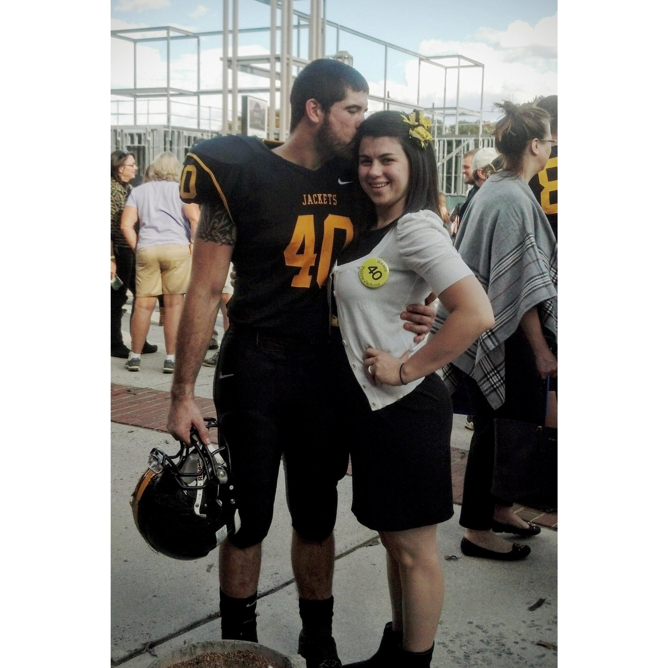 RMC football, go Jackets!