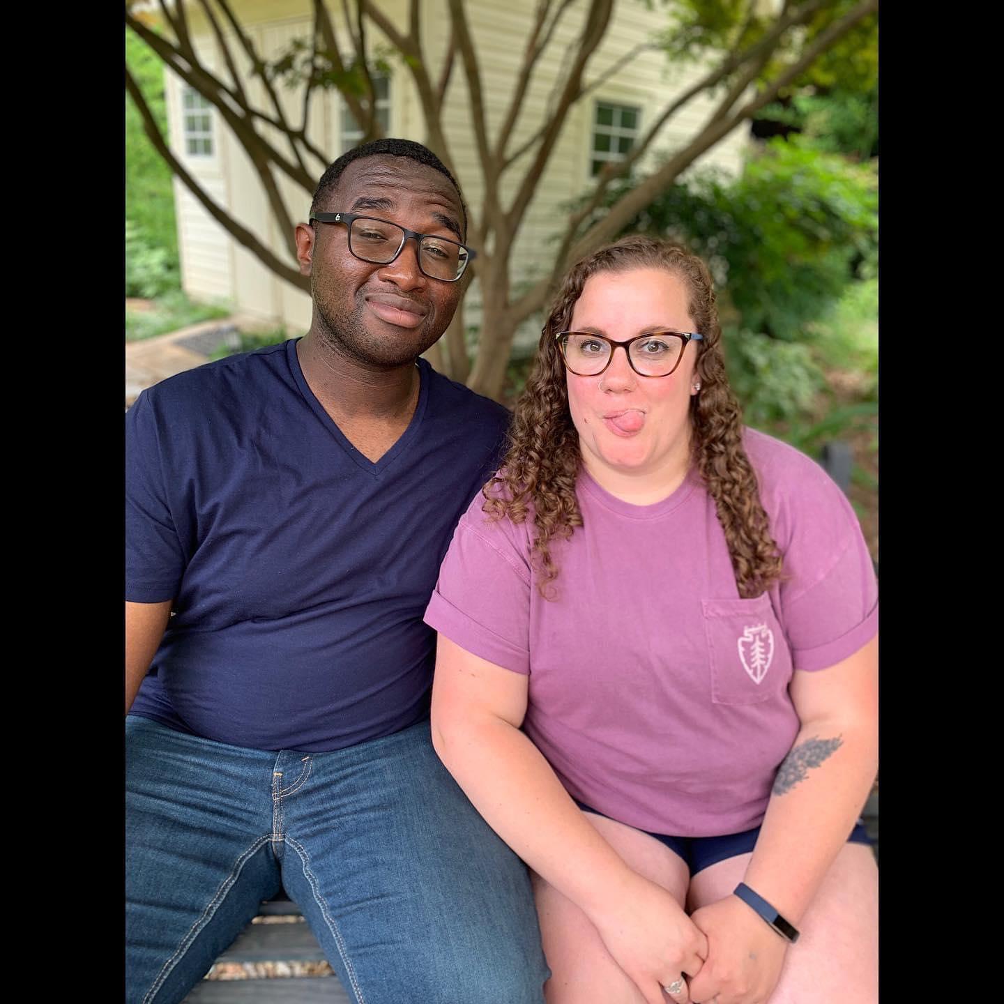One year anniversary photo, taken in Charlotte, NC by Sarah (twin).