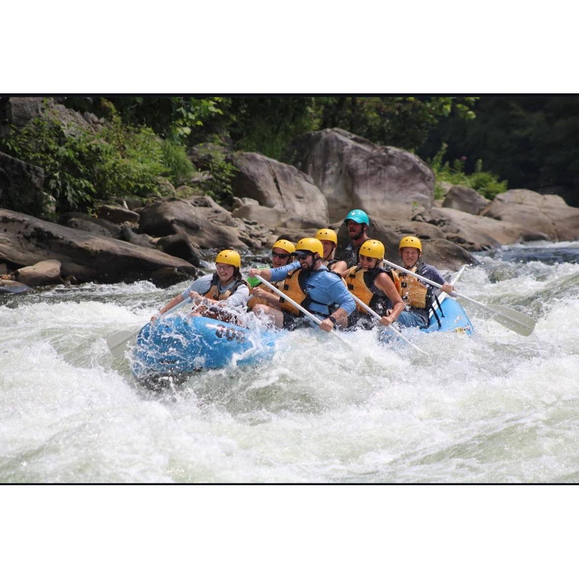 First time David took Hannah to go white water rafting!