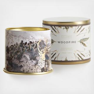 Woodfire Vanity Tin Candle