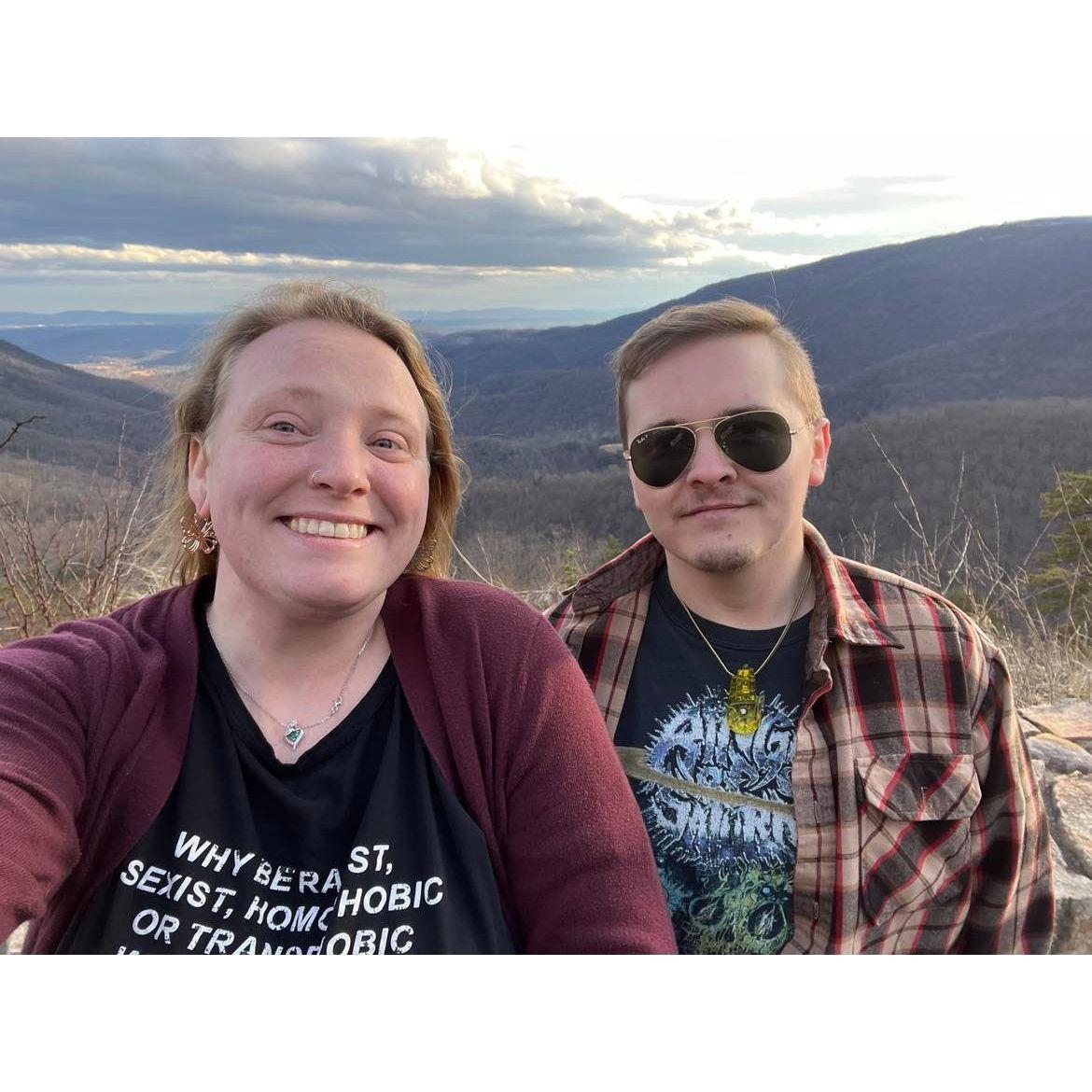 Skyline Drive, in the Shenandoah National Forest
