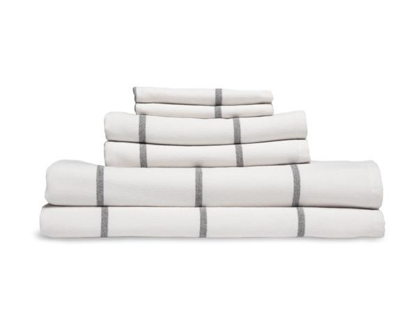Fouta Stripe Towels (washclothes, hand, bath)