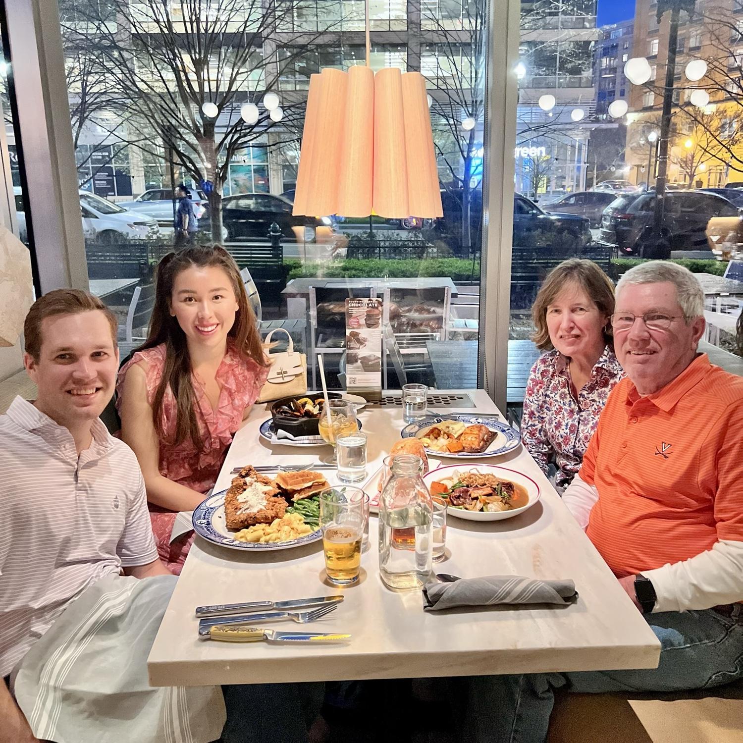 Luke's parents visit DC