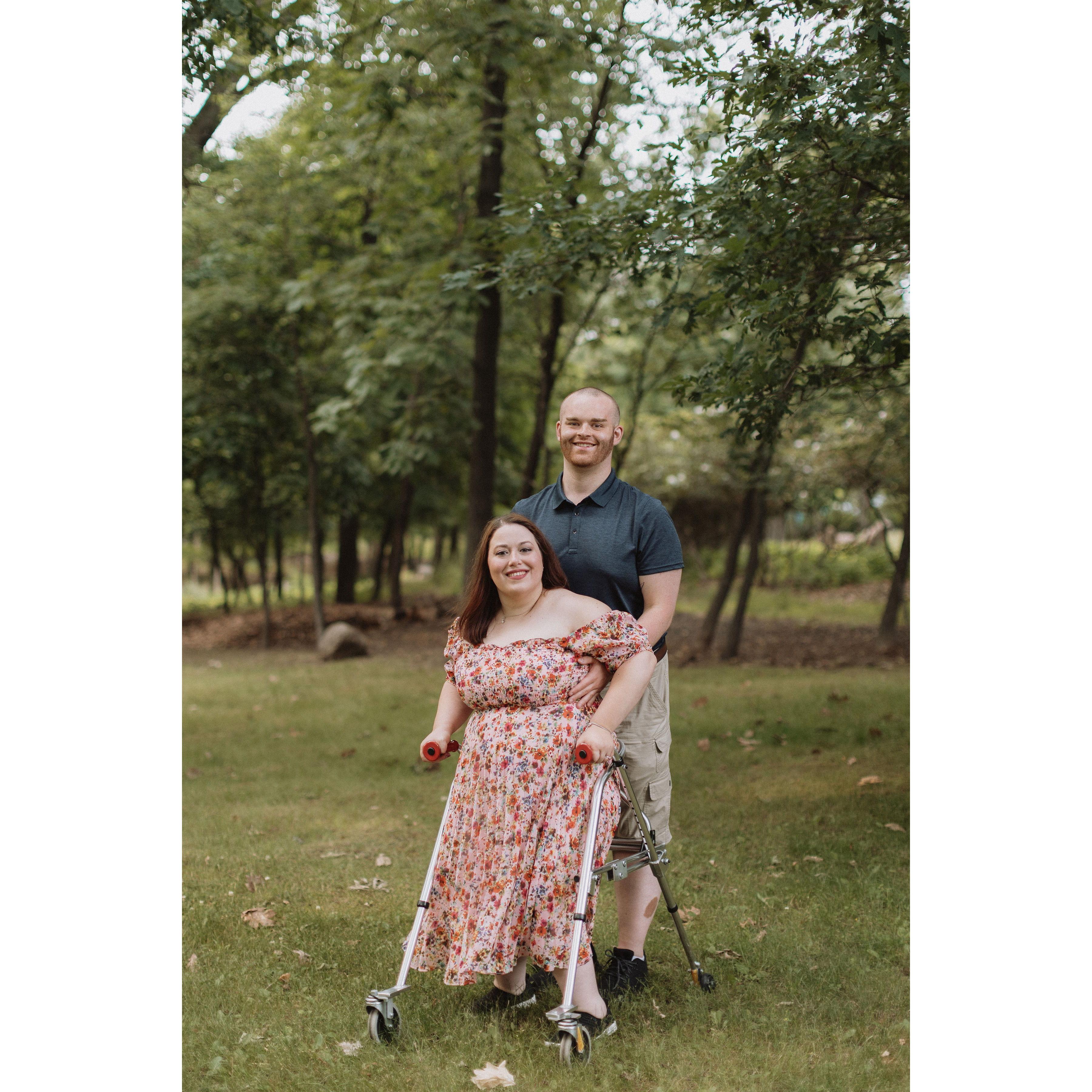 This one just says, "Welcome to our little farm" and we love a rustic moment.