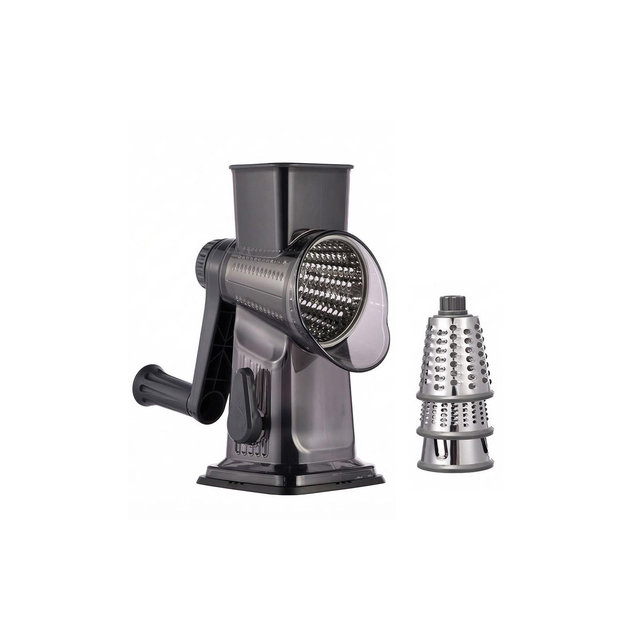 MOVSSOU Rotary Cheese Grater Vegetable Slicer Kitchen Mandoline Hand Crank Cheese Shredder