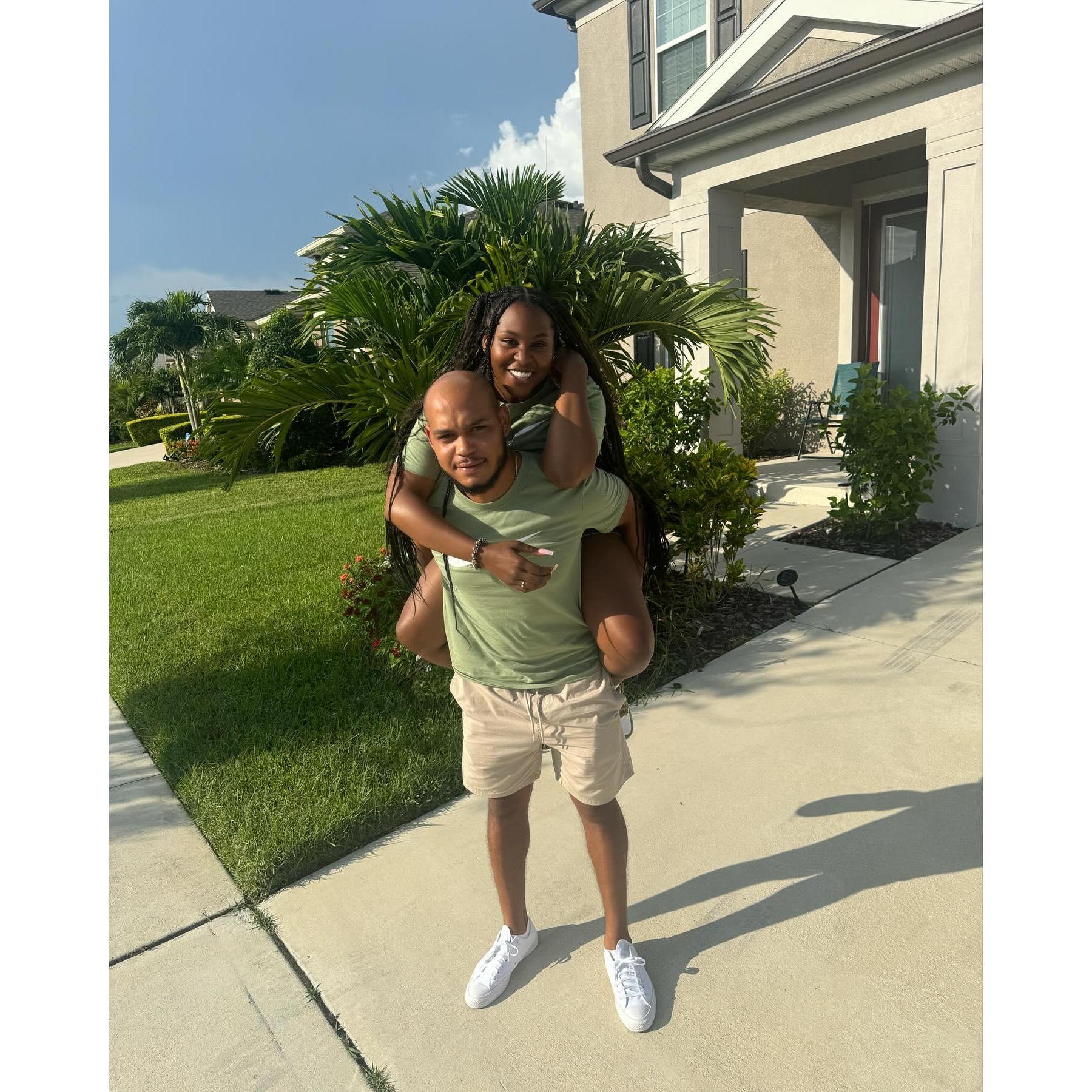 The day he proposed!