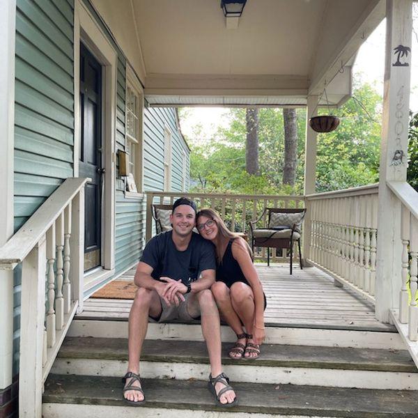 Our first home together.