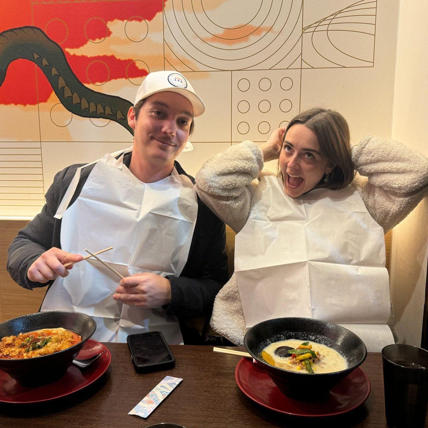 We ate ramen!