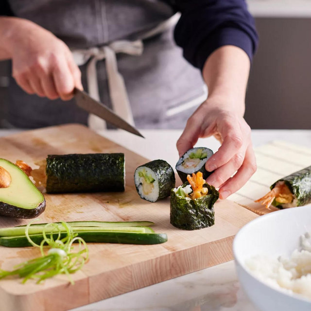 Sushi making class in Tokyo, Japan