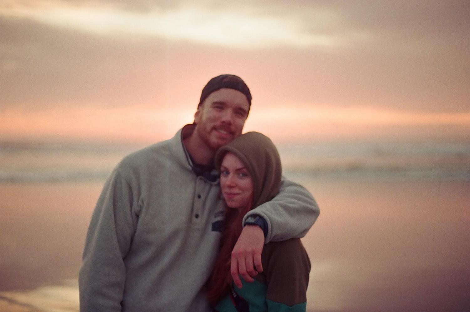 Beach trip on film