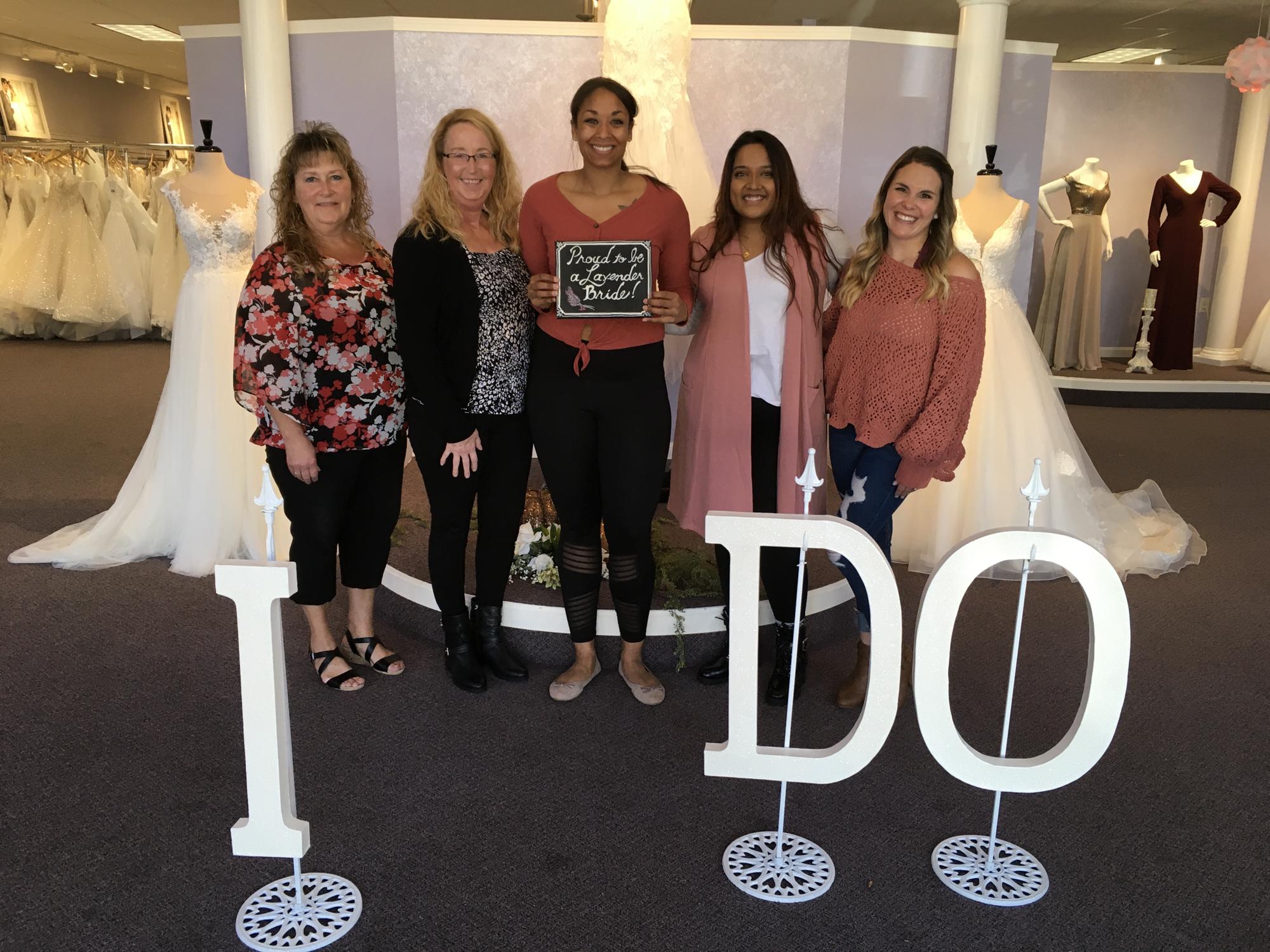Saying “Yes” to the dress!