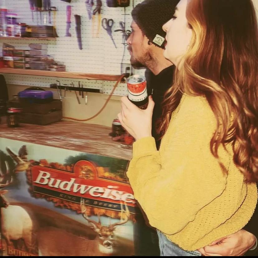 One of many karaoke nights at the McAdoo house