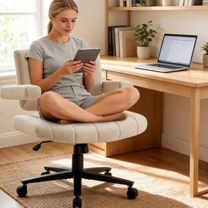 Vigosit Criss Cross Office Chair - White