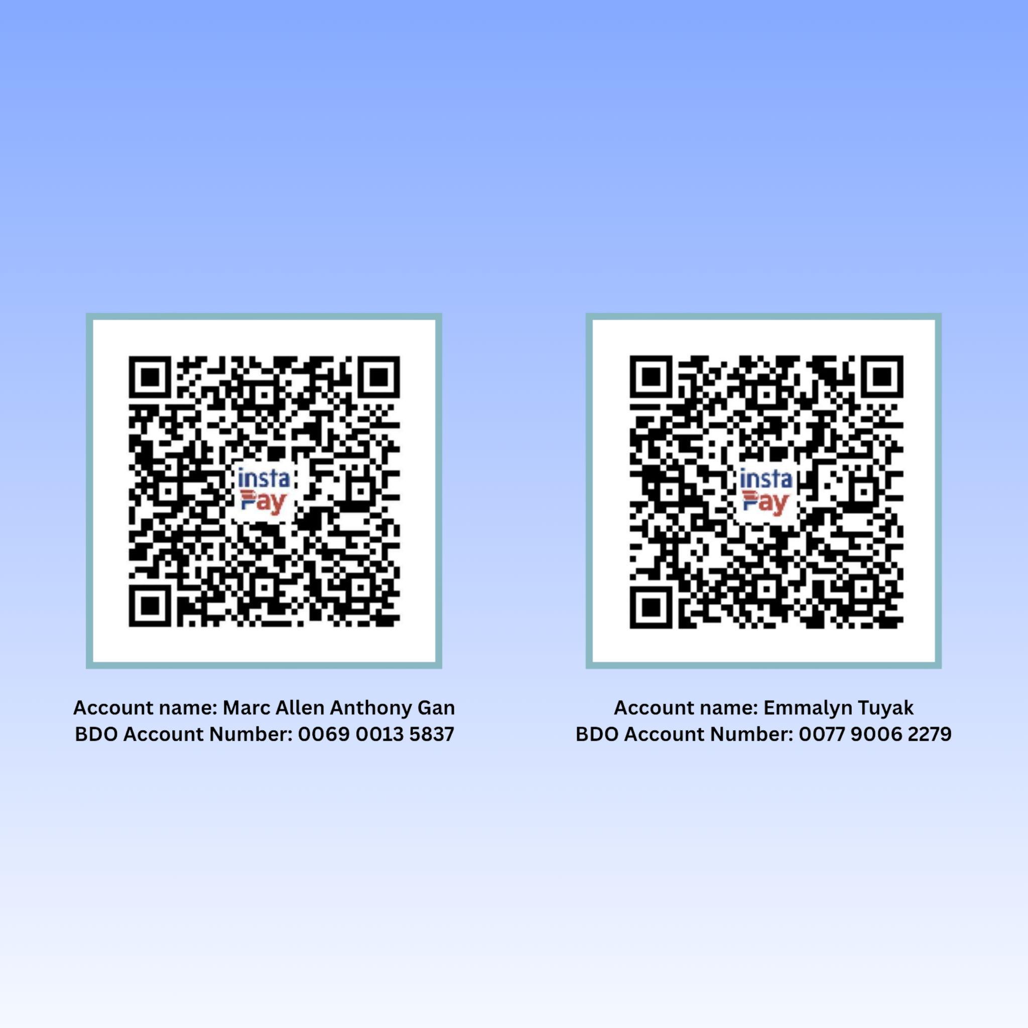 BDO QR codes
