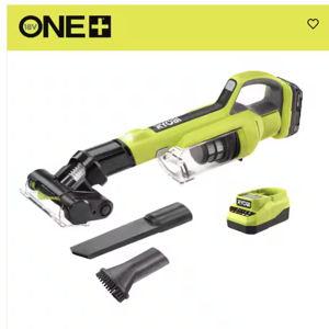 Ryobi 18V cordless hand vacuum with brush