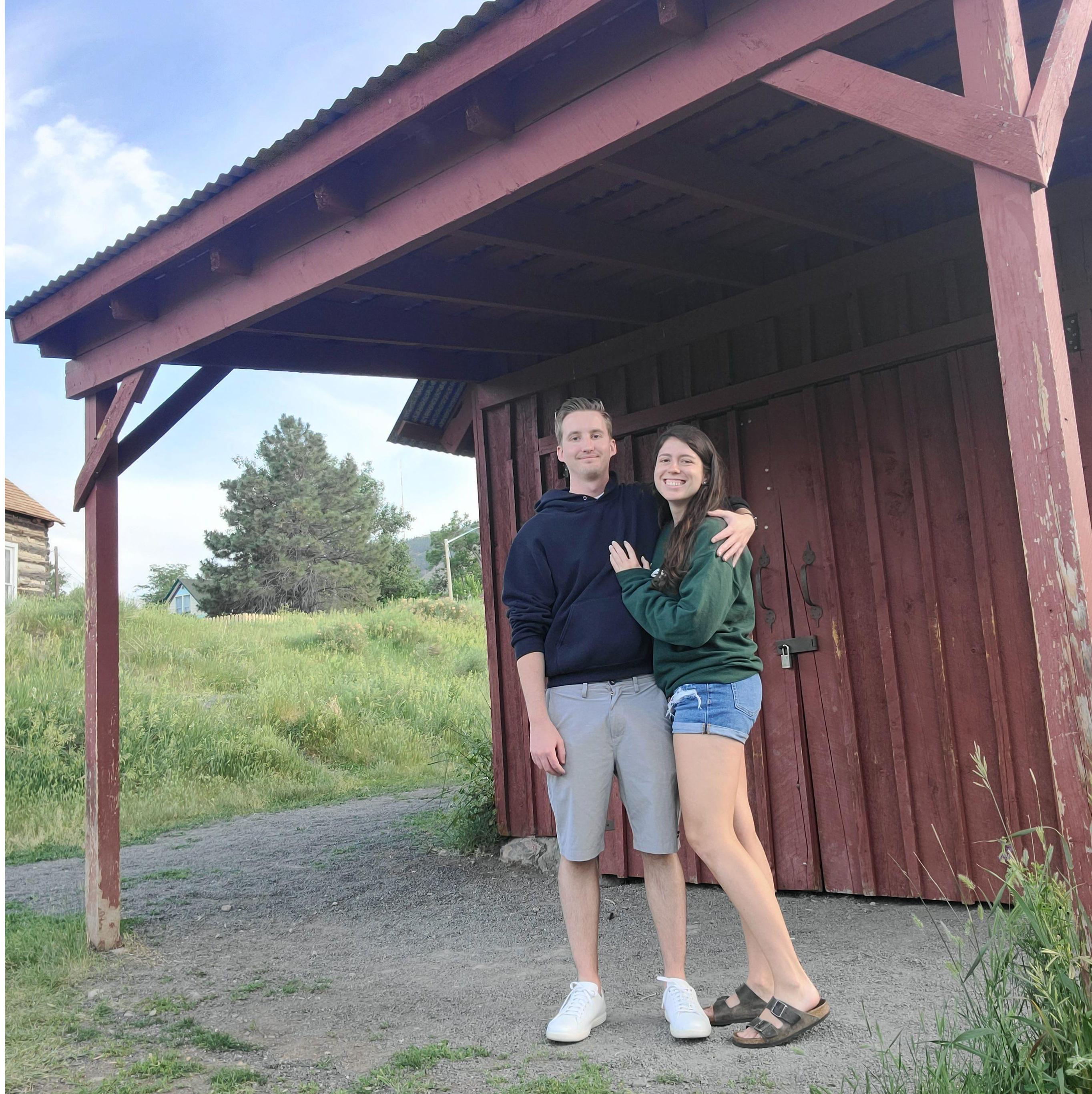 The first time we said "I love you" walking along the Golden River